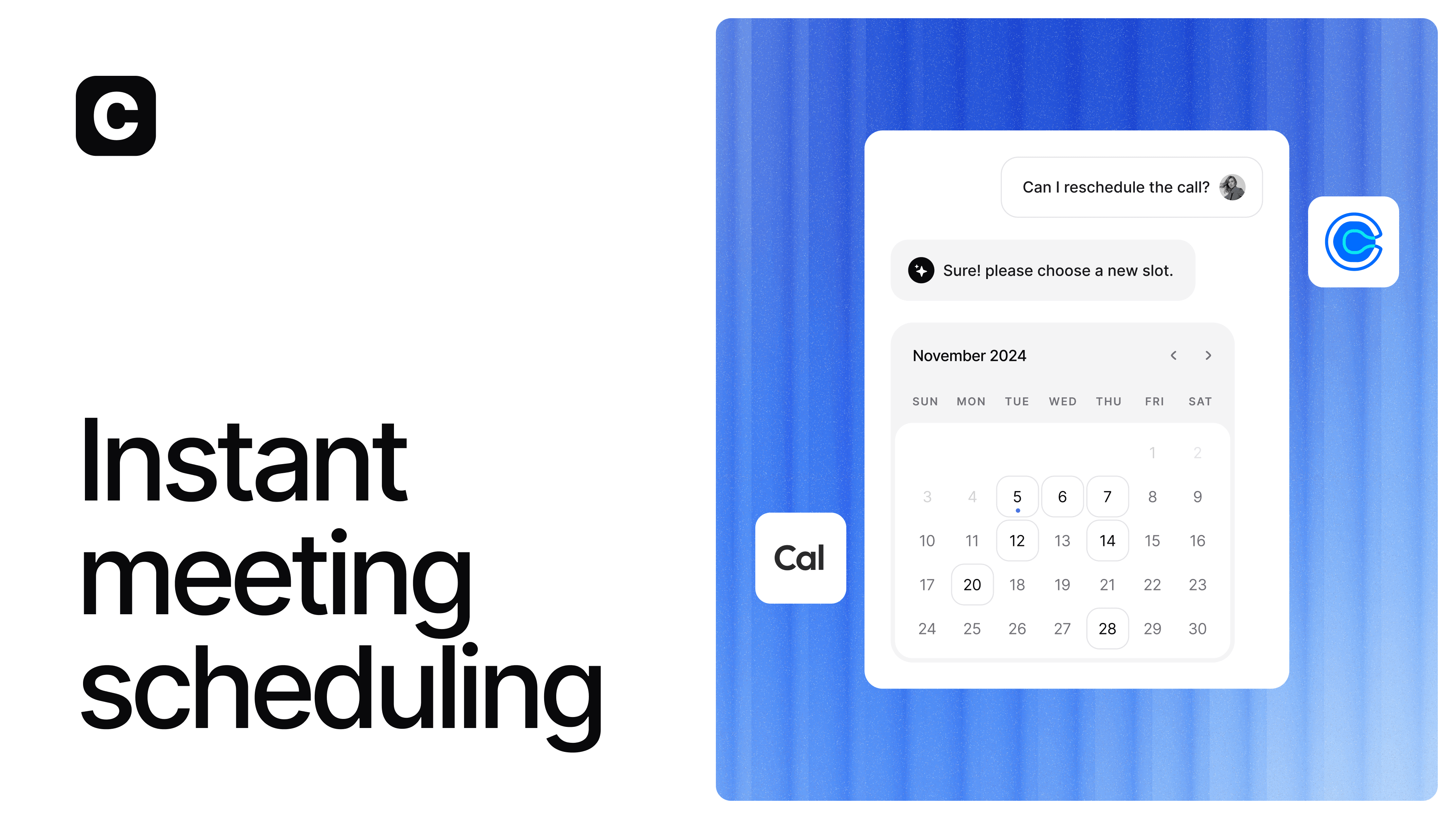 Chatbase Lets Customers Book Calls in Chat