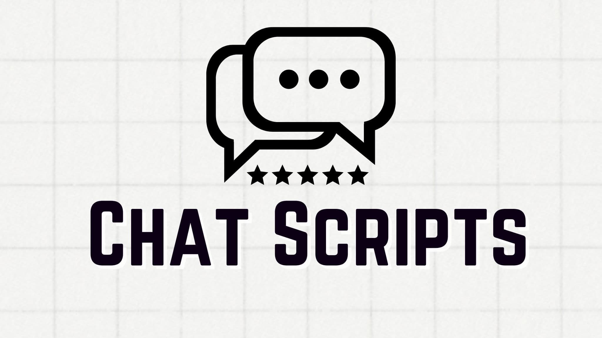 20+ Live Chat Script Examples for Customer Support
